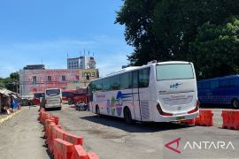 Dishub Kota Bogor gelar ramp check bus angkutan mudik di Terminal Baranangsiang