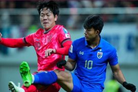 Thailand tahan imbang tuan rumah Korea Selatan 1-1