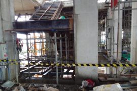 Laka kerja tewaskan pekerja proyek rumah sakit di Banjarmasin