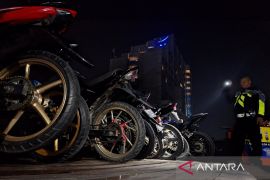 Polresta Balikpapan  berhasil menjaring 12 sepeda motor pada patroli gabungan