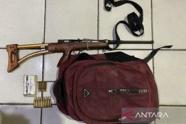 Pria asal Balangan miliki senjata rakitan dilengkapi amunisi