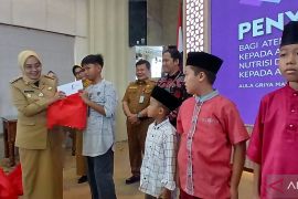 Kemensos salurkan bantuan kepada 238 yatim piatu di Kota Jambi