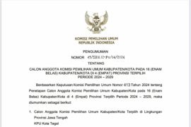 KPU RI  umumkan calon anggota KPU terpilih di 11 kabupaten/kota Maluku