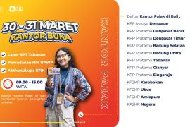 DJP: Seluruh kantor pajak di Bali buka layanan pada 30 - 31 Maret