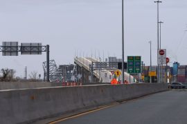 Jembatan di Baltimore ambrol, enam orang dinyatakan hilang