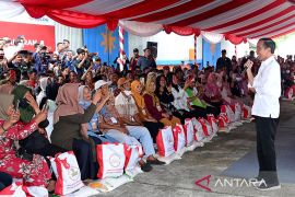 Jokowi says rice aid to be extended until year-end if possible