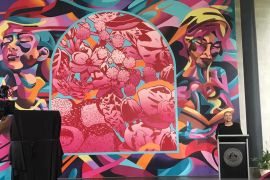 Lukisan mural "Together" peringati 75 tahun persahabatan Indonesia-Australia