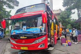Kemenhub membuka lagi mudik gratis gunakan bus dengan kuota 10 ribu orang