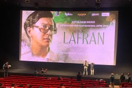 Peserta Rapimnas KAHMI nonton bareng film Lafran