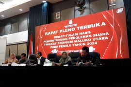 Sempat baku pukul, KPU Maluku Utara selesaikan hasil pleno Pemilu