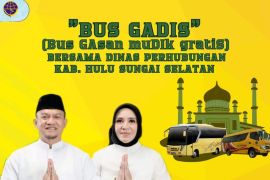 Pelayanan "Bus Gadis" Dishub HSS fasilitasi angkutan mudik dan balik warga gratis