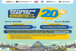 PT Jasa Marga bakal berlakukan diskon tarif 20 persen Tol Trans Jawa