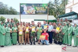 Kodim 1314 gelar bazar murah sambut Idul Fitri