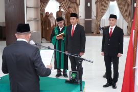 Pj Bupati lantik Kadis Kominfo dan Kaban Kesbangpol Pemkab Langkat