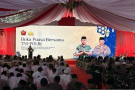 Kapolri-Panglima hadiri buka puasa bersama TNI-Polri&nbsp;