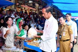 Presiden sebut harga beras di Pasar Tanjung Bungur Jambi baik