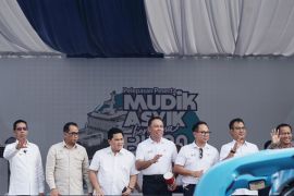 Erick Thohir berangkatkan hampir 100 ribu peserta mudik gratis BUMN