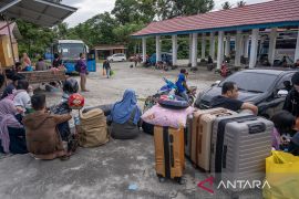 Pemberangkatan bus mudik antarprovinsi di Palu Page 1 Small