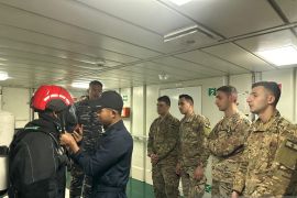 KRI Diponegoro jadi tempat latihan stage at sea Angkatan Laut Lebanon