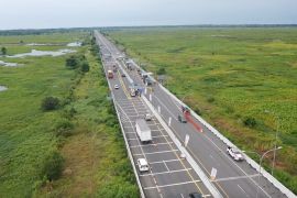 Kendaraan lewat Tol Trans Sumatera capai  313 ribu hingga H-2 Lebaran