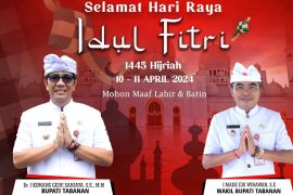 Bupati Tabanan sebut lebaran momentum perkuat toleransi umat beragama
