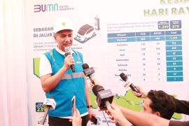 PLN Banten cek kesiapan SPKLU Rest Area 13,5A Tol Tangerang-Merak