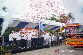Pupuk Kaltim berangkatkan 280 penumpang di Mudik Asyik BUMN 2024