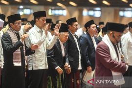 Presiden dan Wapres shalat Idul Fitri di Masjid Istiqlal Jakarta