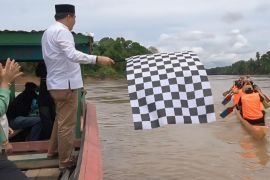 Merangin gelar ajang lomba pacu perahu tradisional meriahkan Idul Fitri