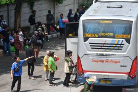 Arus balik di terminal Purboyo Madiun