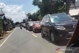 ARUS BALIK - Hulu Sungai arah Banjaramsin macet pada H+2 siang Lebaran