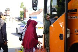 100 warga ikut program balik gratis dari Pemkot Kediri
