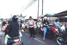 Polresta Gorontalo Kota siagakan personel di titik rawan kemacetan