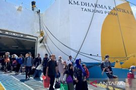 KSOP: Puncak arus balik di Pelabuhan Trisakti Banjarmasin pada Senin
