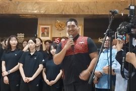 Menpora sebut warga antusias saksikan Indonesia All Star vs Red Sparks