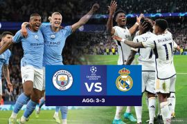 Real Madrid ke semifinal setelah menang adu penalti 4-3 lawan Man City