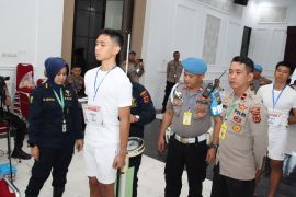 54 calon Akpol jalani pemeriksaan administrasi di Polresta Jambi