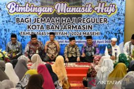 Ratusan calon jamaah haji Banjarmasin ikuti manasik haji