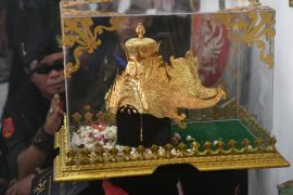 Saat mahkota para Raja Sunda, Mahkota Binokasih tiba di tanah Pajajaran