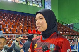 Pemain timnas Indonesia latihan terakhir jelang  lawan Red Sparks