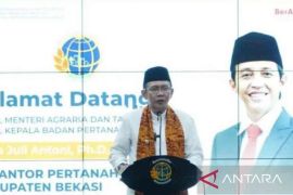 Pemkab Bekasi apresiasi komitmen kantor pertanahan tingkatkan pelayanan