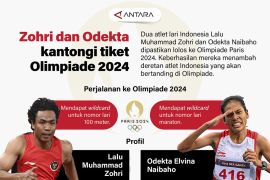 Zohri dan Odekta kantongi tiket Olimpiade 2024