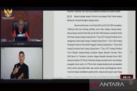 MK tolak eksepsi soal kewenangan MK tangani perkara PHPU Pilpres