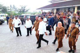 Presiden Jokowi tinjau fasilitas RSUD Toto di Bone Bolango