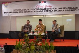 Gubernur Jambi dan kepala daerah dapat sosialisasi penguatan dari KPK
