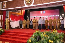 Gubernur Jambi lantik Gugus Tugas Daerah Bisnis HAM