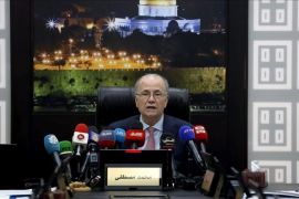 Israel menolak Otoritas Palestina dan UNRWA