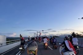 Rayakan kemenangan Timnas U-23, ribuan warga Ambon gelar konvoi