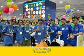 UI cetak sejarah pada kompetisi pemrograman ICPC 2023