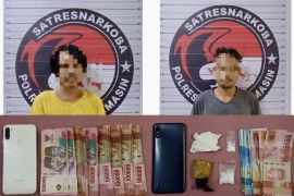 Buruh di Banjarmasin jual sabu Rp5,5 juta ke petugas kebersihan komplek